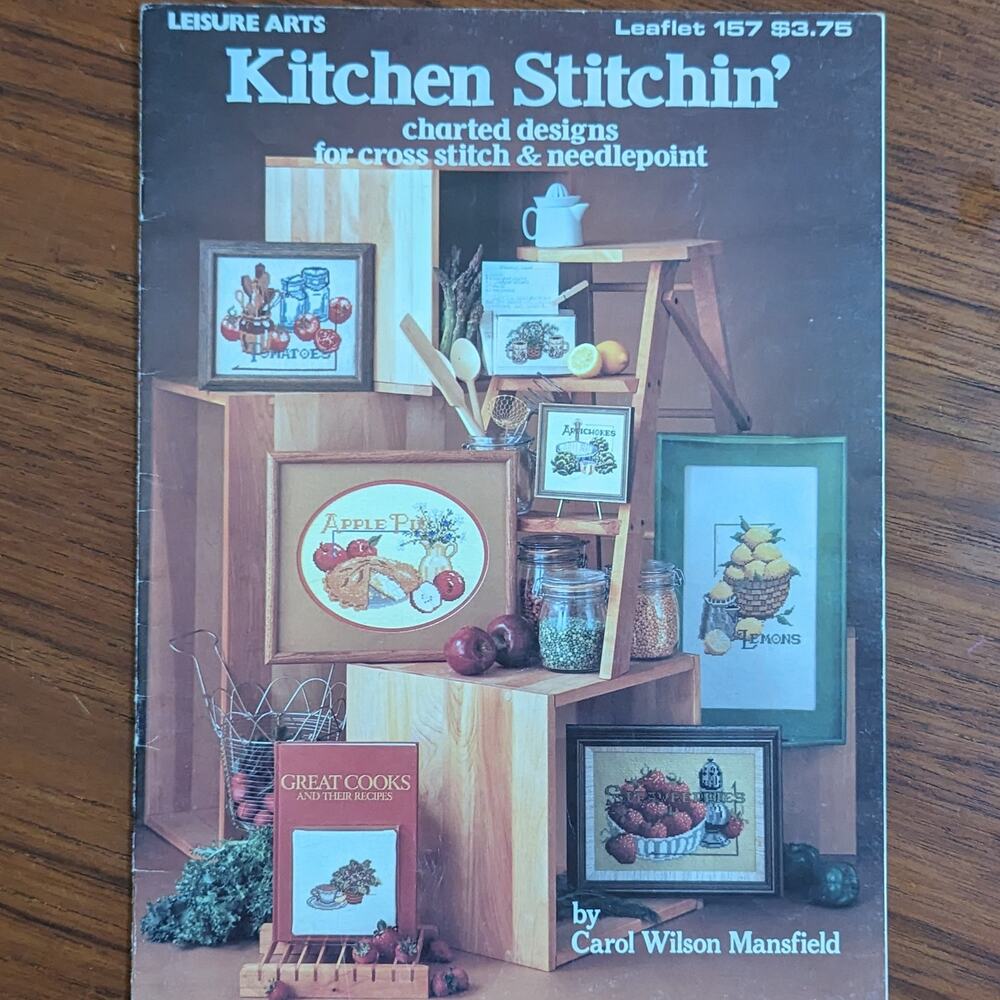 Kitchen Stitchin' Cross Stitch Pattern Book 1979